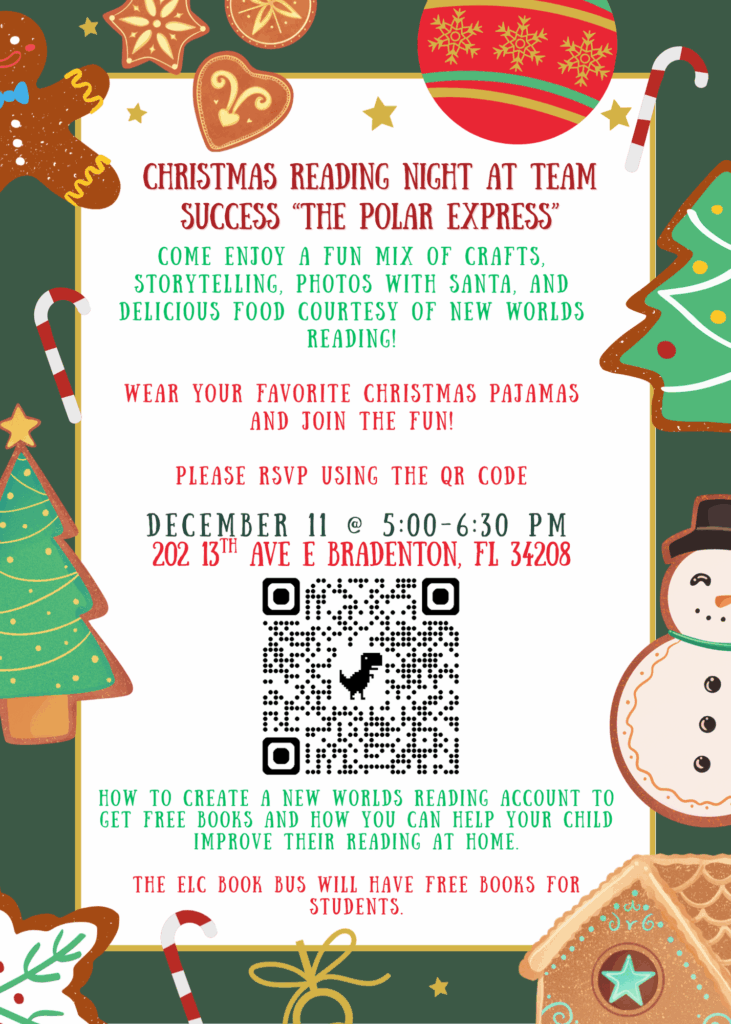 Green and Red Illustrated Christmas Fair Invitation (4)